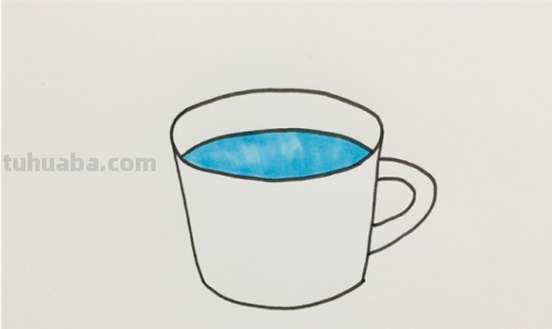 水杯怎么画