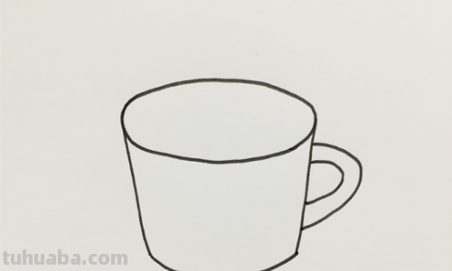 水杯怎么画