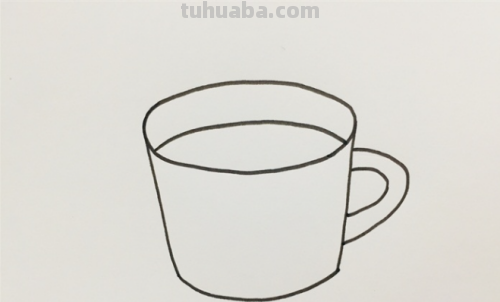 水杯怎么画