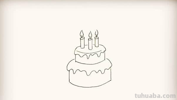 画一个生日蛋糕需要哪些步骤?