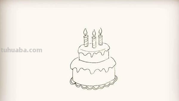 画一个生日蛋糕需要哪些步骤?