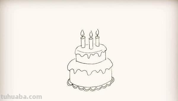画一个生日蛋糕需要哪些步骤?