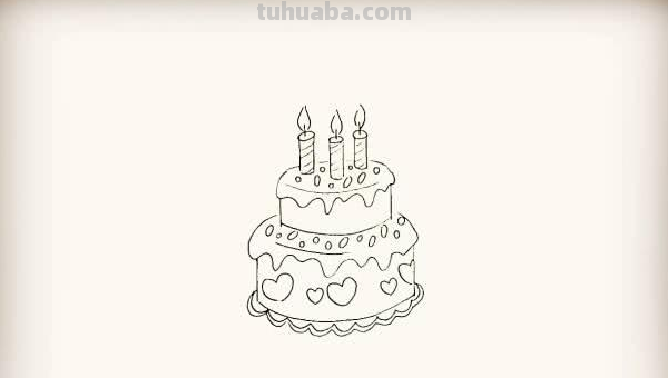画一个生日蛋糕需要哪些步骤?
