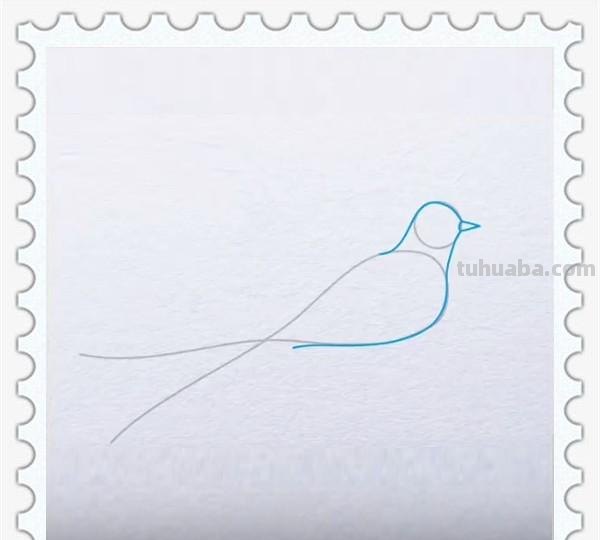 儿童简笔画精选「鸟」-燕子(Swallow)的绘画步骤 儿童简笔画精选「鸟」-燕子(Swallow)的绘画步骤