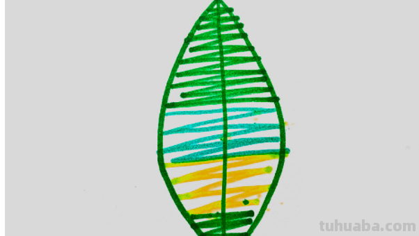 怎么画树叶简单又好看