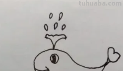 美观的鲸怎么画简笔画