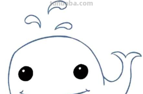 梦幻鲸鱼怎么画