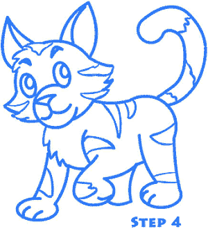 育儿简笔画，如何画一只老虎，亲子绘画素材