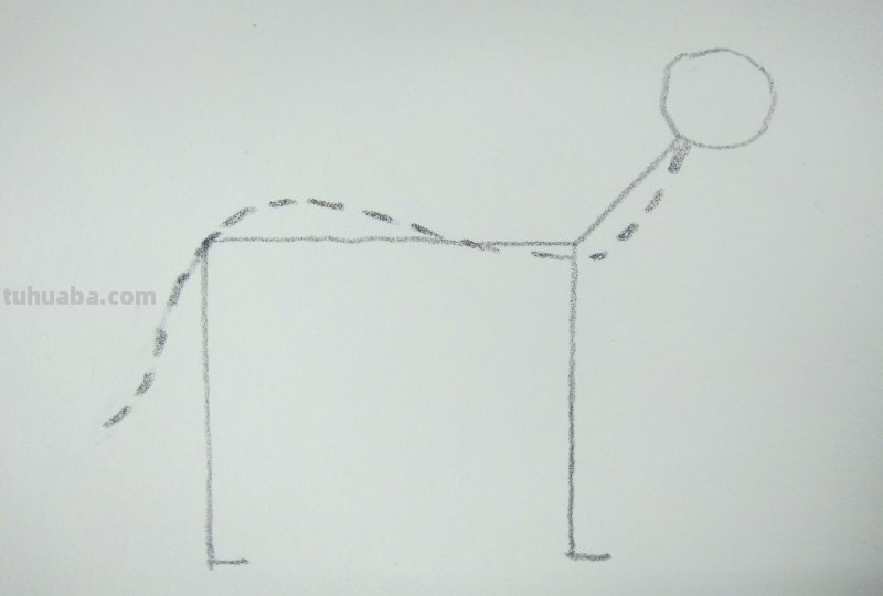 六步画一只小狗