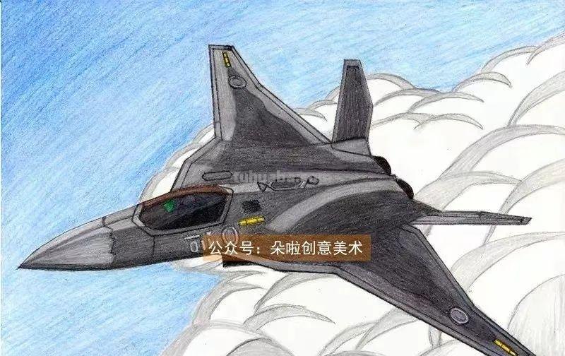 范画 - 超酷的跑车飞机绘画，简单易学，男孩子一定不要错过哦