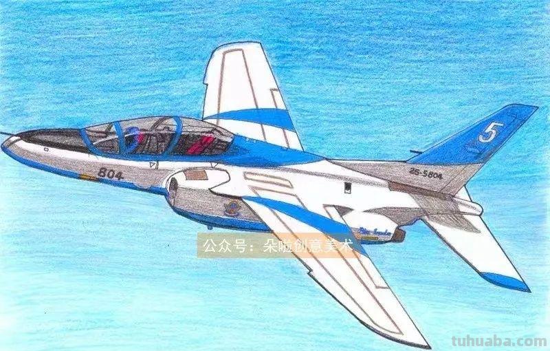 范画 - 超酷的跑车飞机绘画，简单易学，男孩子一定不要错过哦