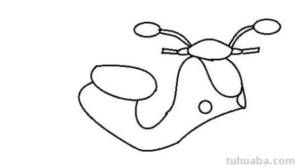 电动车怎么画简笔画图片