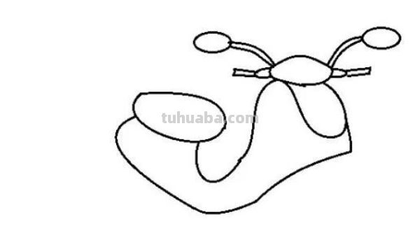 电动车怎么画简笔画图片