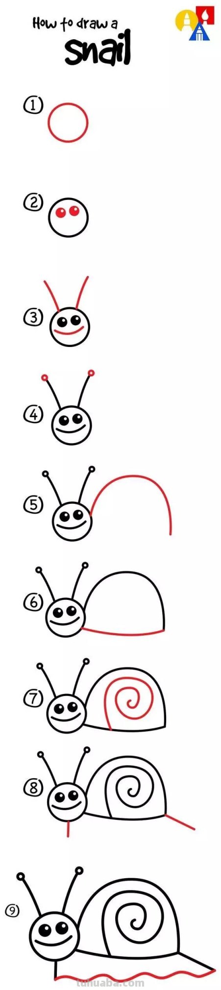 儿童简笔画：20+种在陆地行走的动物，提高孩子的辨识度！