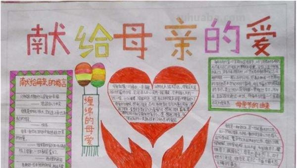 怎么画母亲节手抄报 母亲节手抄报？