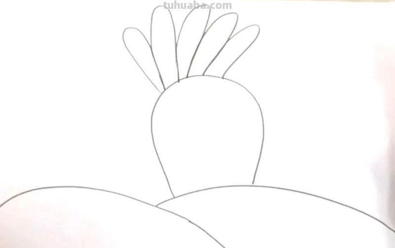 儿童画教程：胡萝卜房子，简单有趣的绘画步骤