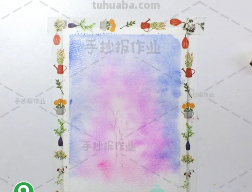 水彩星空画教程来了，几步搞定水彩，你也可以