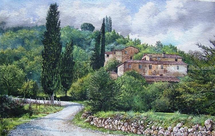 精细唯美风景水彩画｜英国画家Martin Taylor水彩画集