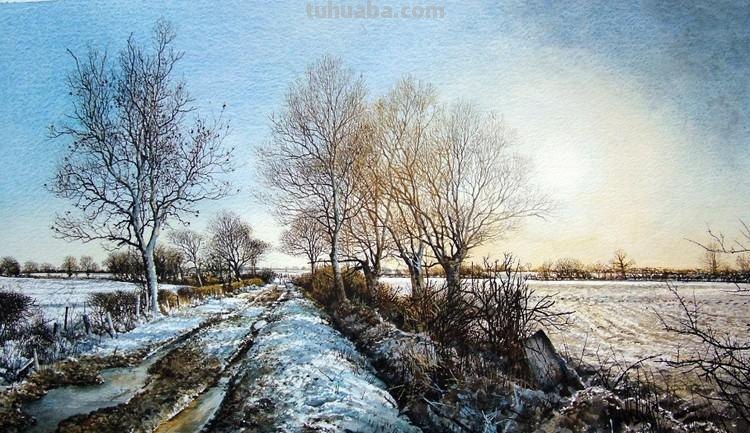 精细唯美风景水彩画｜英国画家Martin Taylor水彩画集
