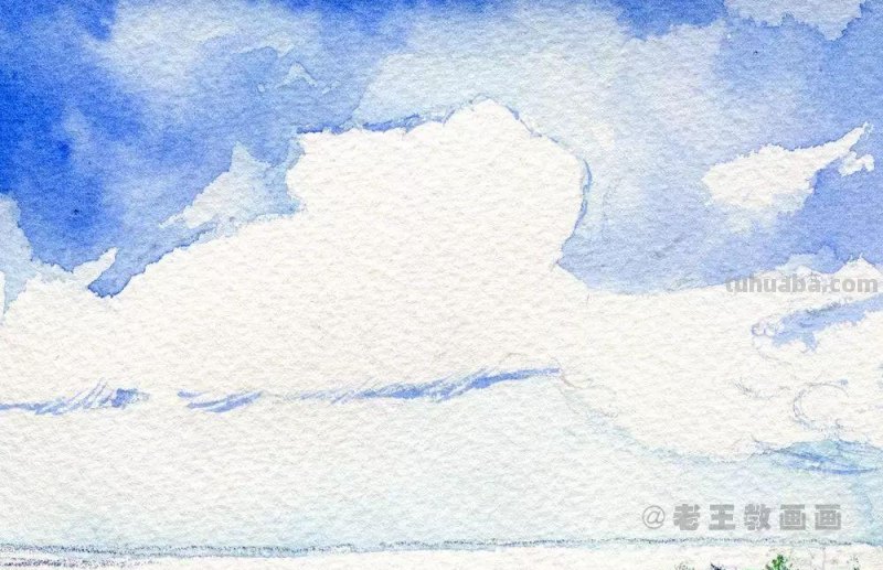 水彩风景教程，零基础小白也能学会画
