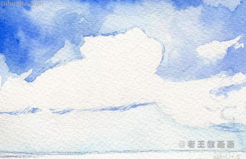 水彩风景教程，零基础小白也能学会画
