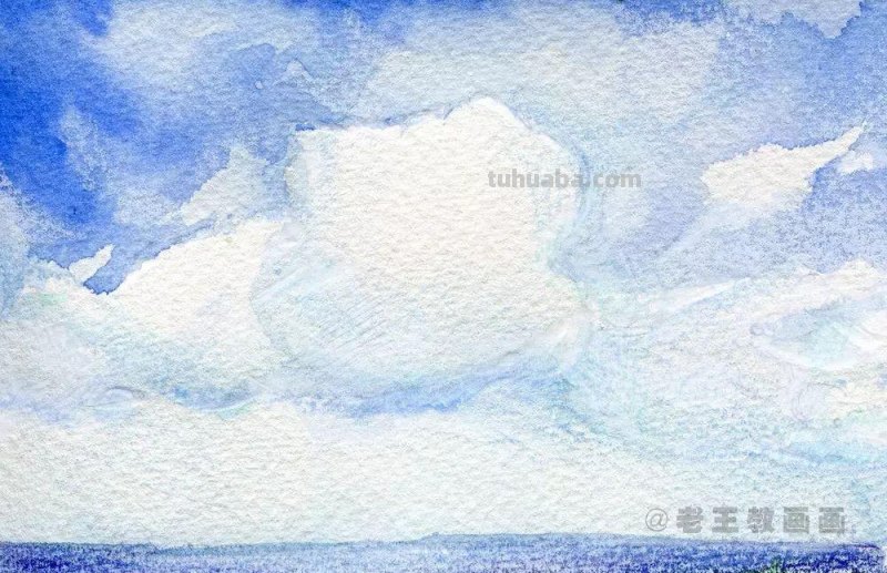 水彩风景教程，零基础小白也能学会画