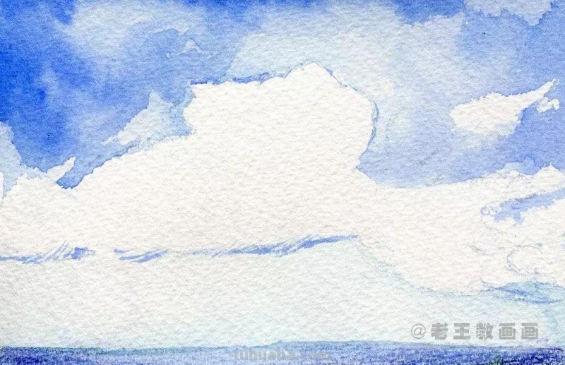 水彩风景教程，零基础小白也能学会画