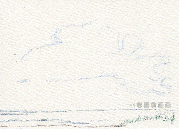 水彩风景教程，零基础小白也能学会画