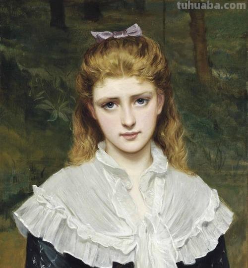 温婉丽人 - 英国古典人物水彩画作品选集