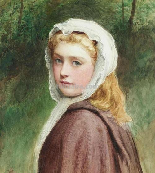 温婉丽人 - 英国古典人物水彩画作品选集