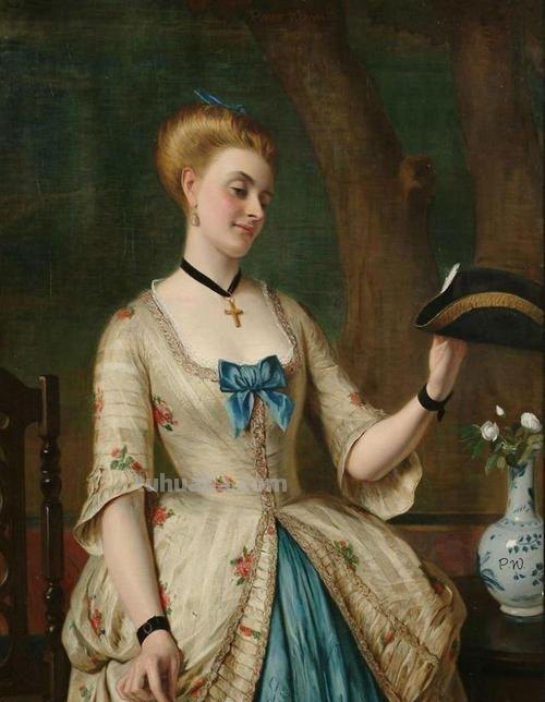 温婉丽人 - 英国古典人物水彩画作品选集