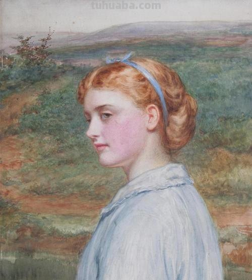 温婉丽人 - 英国古典人物水彩画作品选集