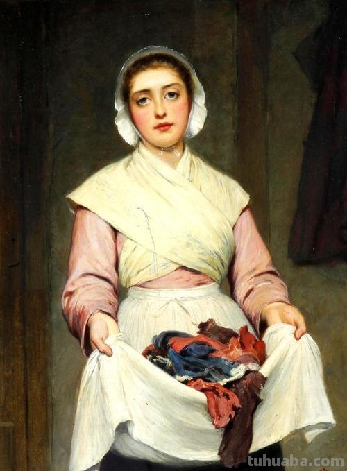 温婉丽人 - 英国古典人物水彩画作品选集