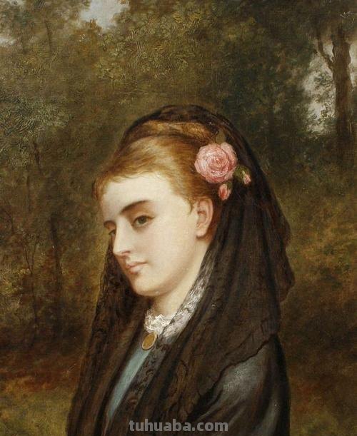 温婉丽人 - 英国古典人物水彩画作品选集