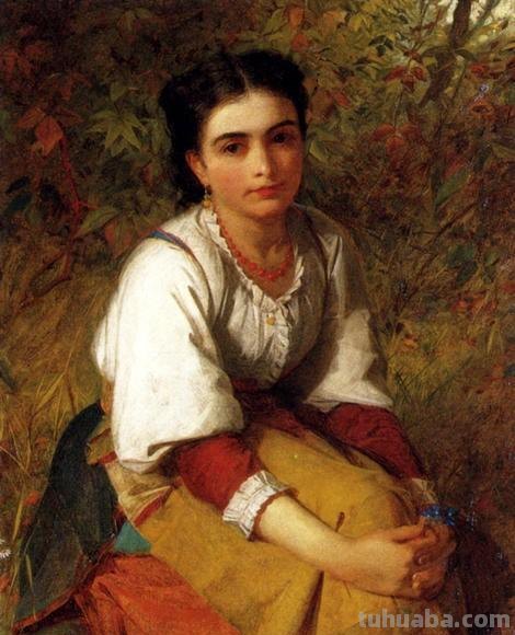 温婉丽人 - 英国古典人物水彩画作品选集