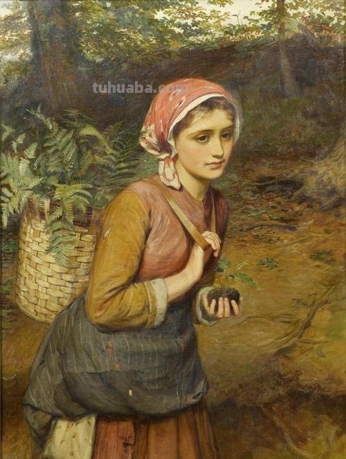 温婉丽人 - 英国古典人物水彩画作品选集