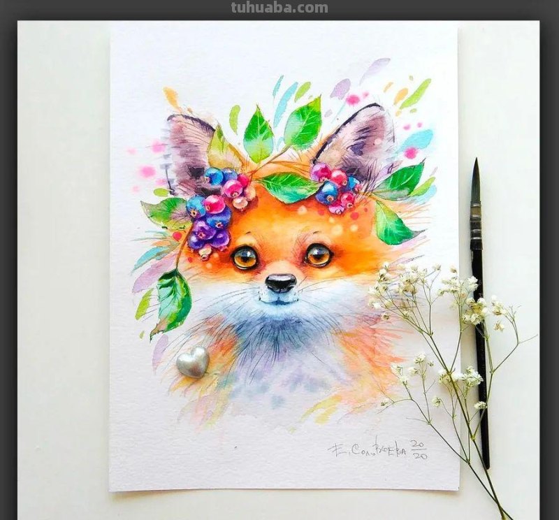 艺术|清新的色彩与可爱的形象,这组水彩画太美了 艺术|清新的色彩与可爱的形象,这组水彩画太美了