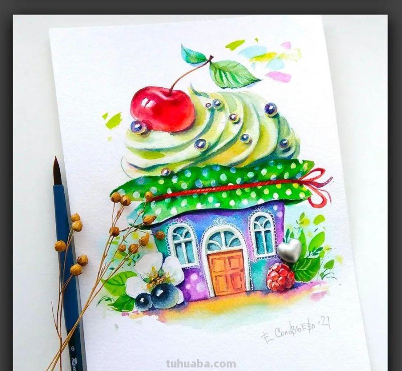 艺术|清新的色彩与可爱的形象,这组水彩画太美了 艺术|清新的色彩与可爱的形象,这组水彩画太美了