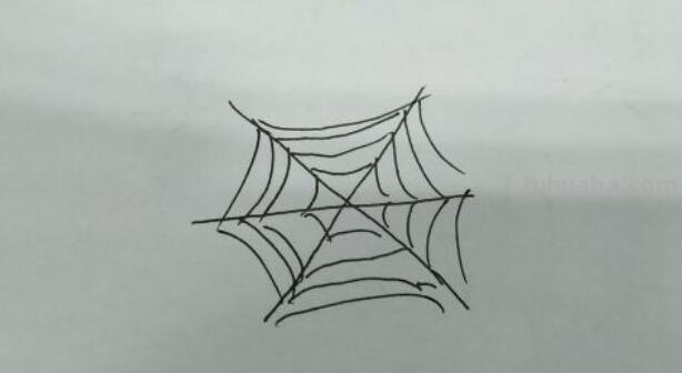 蜘蛛网怎么画简单又好看