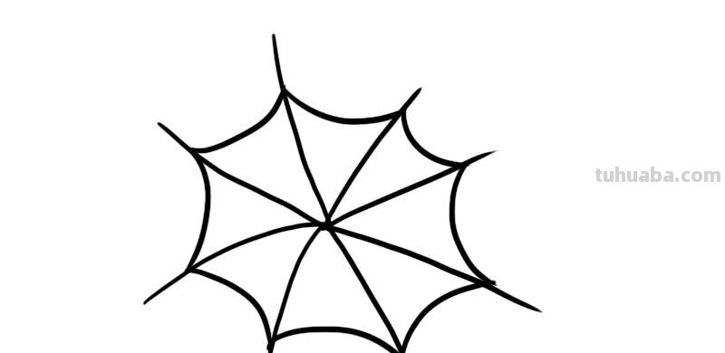 蜘蛛网怎么画简单又好看