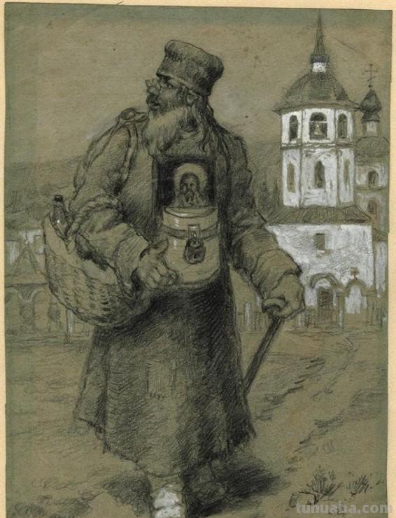 俄罗斯画家的速写作品