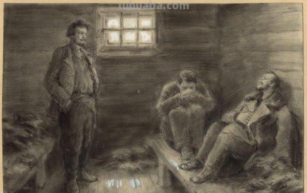 俄罗斯画家的速写作品