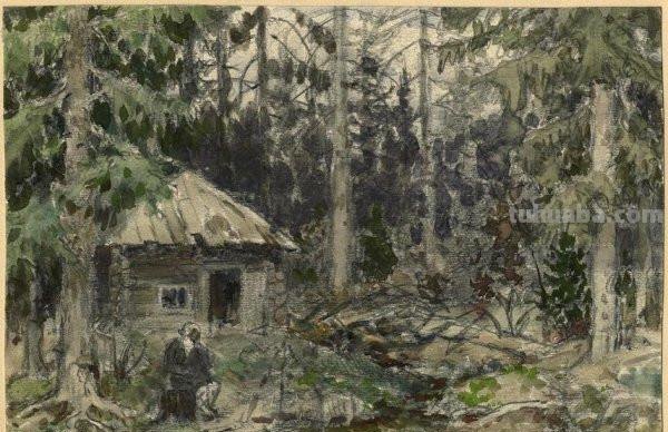 俄罗斯画家的速写作品