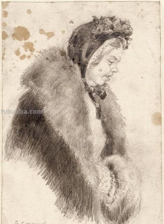 俄罗斯画家的速写作品