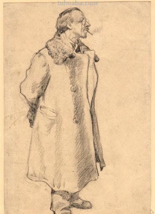 俄罗斯画家的速写作品