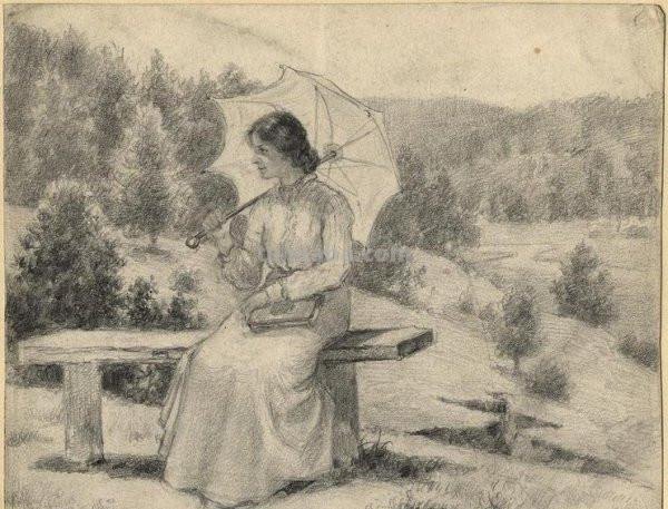 俄罗斯画家的速写作品