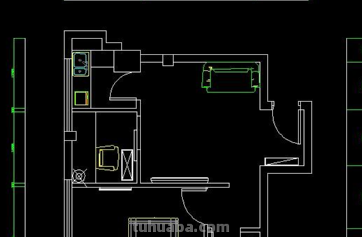 cad花洒平面图怎么画
