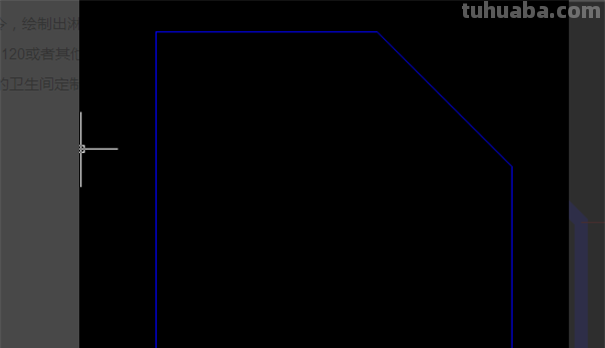 CAD中淋浴的怎么表示(在平面图上)