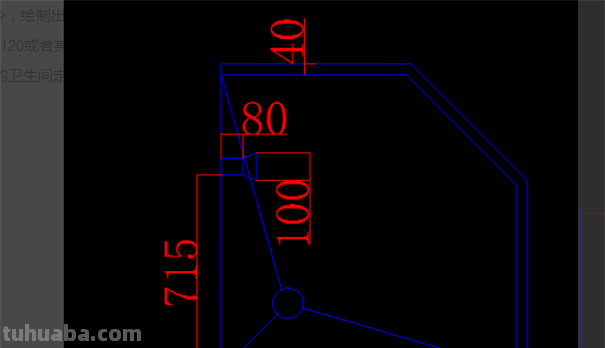 CAD中淋浴的怎么表示(在平面图上)