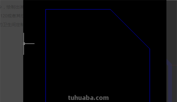 CAD中淋浴的怎么表示(在平面图上)